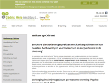 Tablet Screenshot of cedric-heleinstituut.be